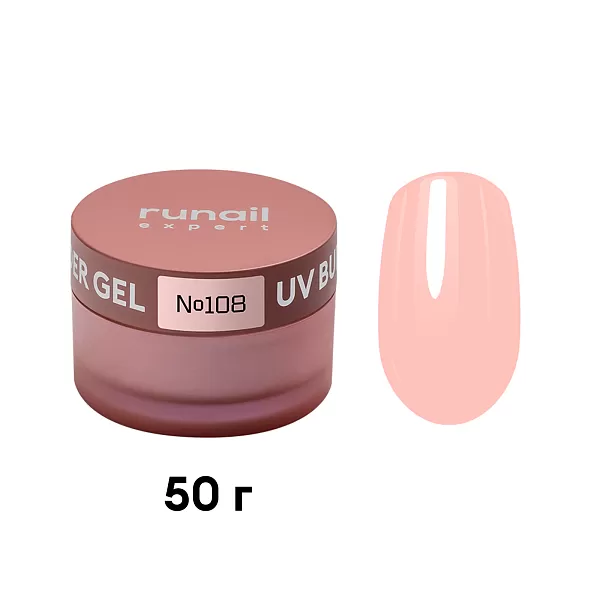 Runail Expert, Гель моделирующий UV BUILDER GEL №108, 50г банка
